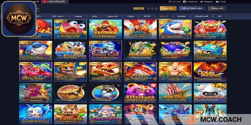 Đa dạng chủ đề chơi game bắn cá hấp dẫn