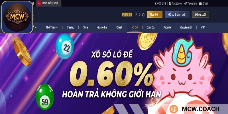 Xổ số MCW là một thiên đường game hấp dẫn